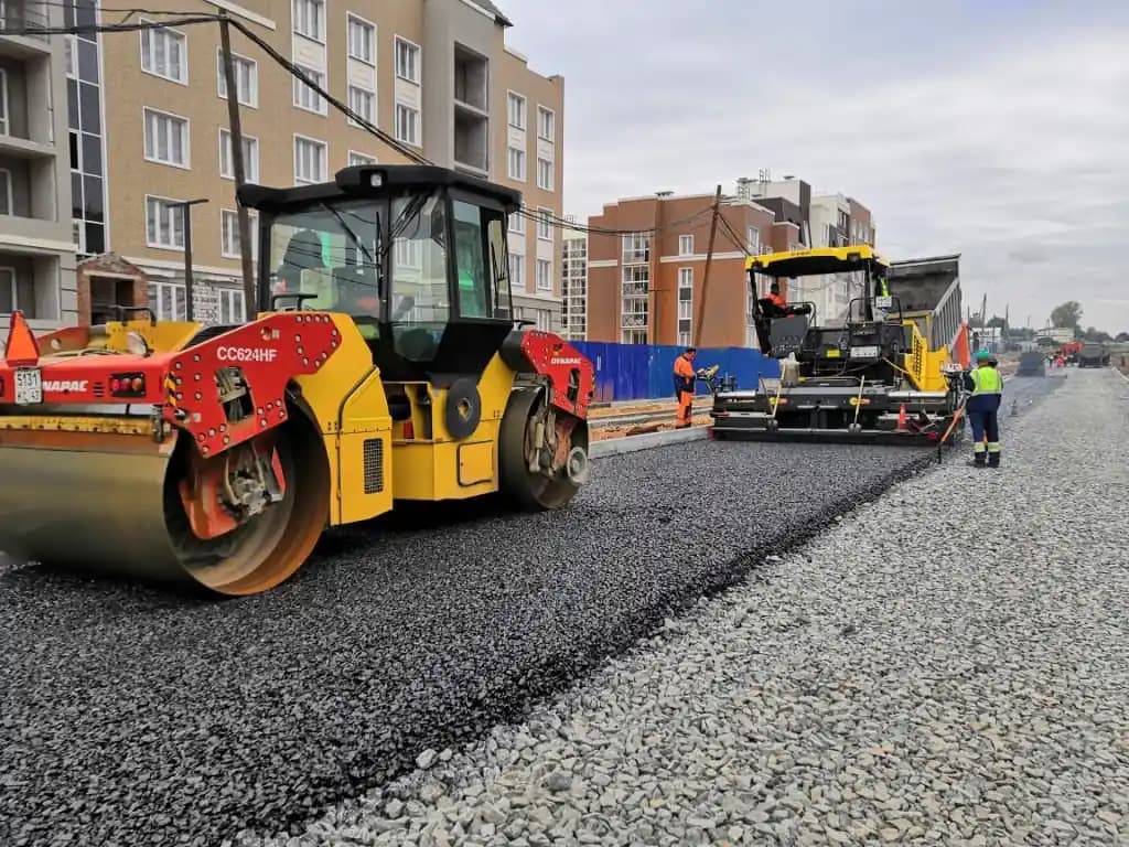 Асфальтирование дороги и укладка асфальта в Москве и Московской области